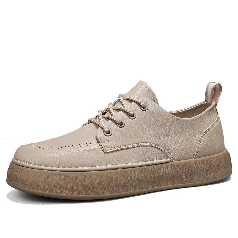 

Модные белые мужские кожаные туфли, мягкие мокасины, нескользящие, дышащие, для вождения, весенние, для ходьбы, офисные рабочие туфли, мокасины мужские 44 хаки