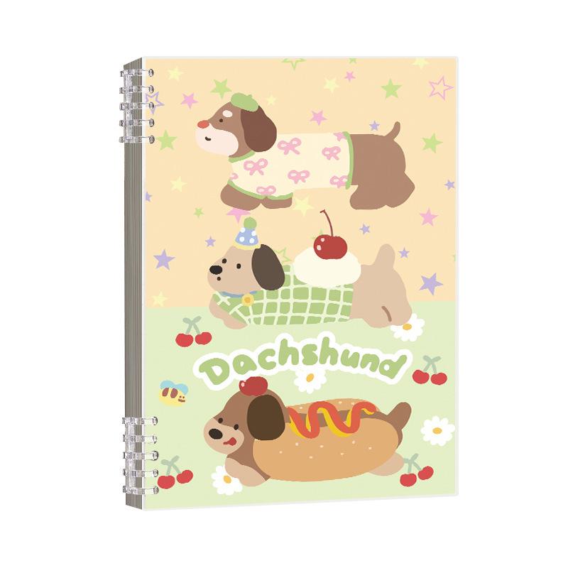 Öğrenci Özel A5 Spiral Ciltli Sevimli Hayvan Desenli Çıkarılabilir Sayfalı Defter