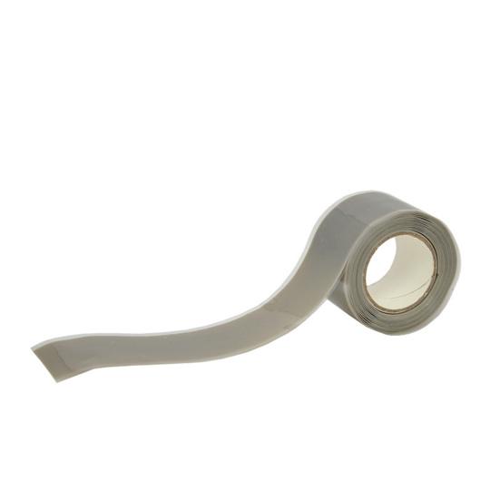 1 Roll Sealing Repair Tapes Multiple Colors Strong Stickiness Heat-Resistant Self-Adhesive Waterproof Weather-proof Self-Fusing Silicone серый