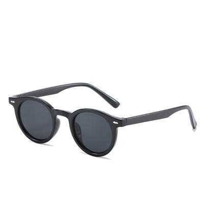Okulary przeciwsłoneczne, Spersonalizowane okulary przeciwsłoneczne, Retro Street Shot Okrągłe okulary z ramką Uv400