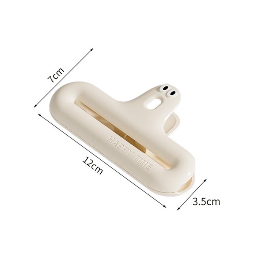 Creative Seal Sealing Clip Household Storage Food Snack Bag Sealer Clamp Kawaii Portable Kitchen Package Bag Accessories Tool