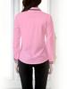 Classic Women's White Office Shirts with Contrasting Collars and Cuffs - European, American, Japanese, Korean Styles