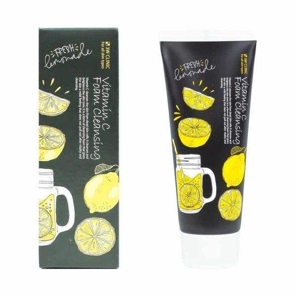 3W Clinic Vitamin C Cleansing Foam 100ml Low-irritation Exfoliating Foam (WAD13D5)