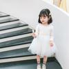 Abiti da ragazza primaverili e autunnali Maglieria a maniche lunghe per bambini Abiti da principessa in pizzo Tutu da festa per ragazze 1-7 anni