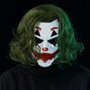 Cyberpunk Clown Mask With Dreadlocks Halloween Christmas Cosplay Costume