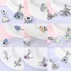 S Copper Original Charms Beads Colored Pendant Charm Fit Bracelet Necklace Dangle For Women Diy Jewelry Making