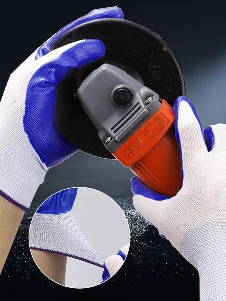 Safety Work Gloves Wear Resistant Weeding Working Gloves Multipurpose Breathable for DIY Garden Construction