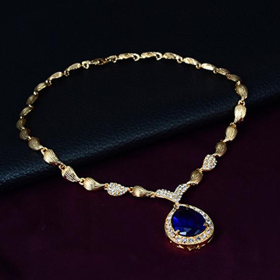 Dámské formální párty Waterdrop kubické zirkony náhrdelník náušnice náramek prsten US6-9