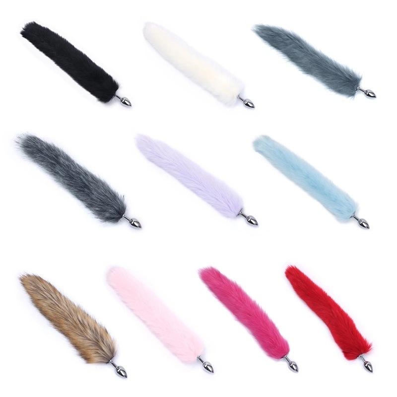 S M L Szie Metal Anal Plug Simulation Fox Tail Erotic Anus Sex Toys For Woman Men Dildo for Anal Butt Plug Adult Accessories