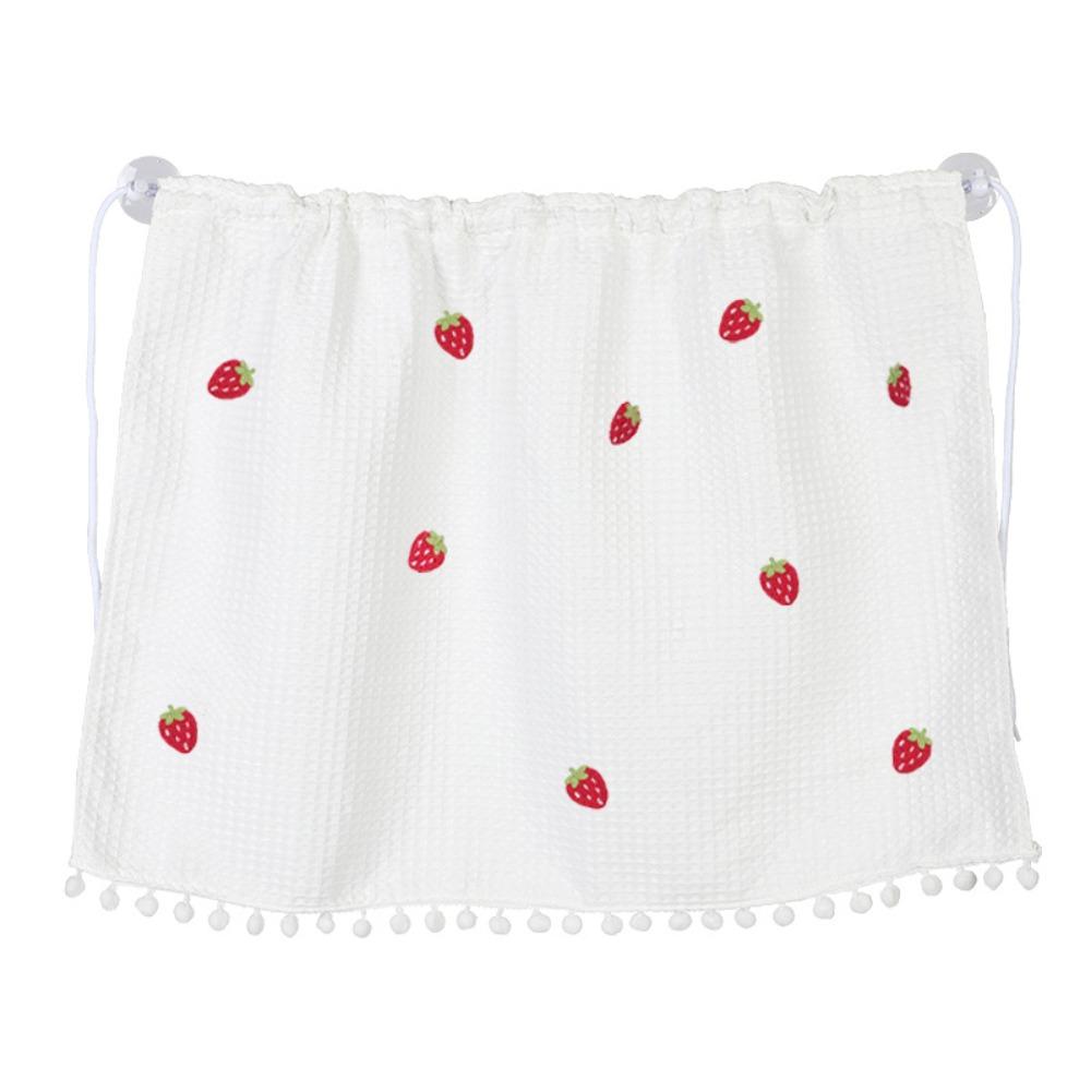 Cartoon Embroidery Window Sunshade Cute UV Protection Suction Cup Sun Shade Cover Waffle Cloth Sun Visor Car