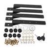 Black Small Pannier with Lights for Harley Cruiser Prince Motorcycle