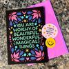 NEW! "Embrace Little Moments of Joy" Happy Little Sticker, Feel Good Stickers, Cute Stickers for Phone, Laptop"