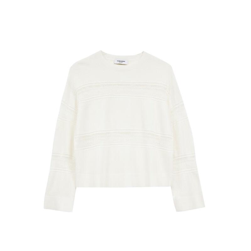 VEROMODA Women's Loose Fit Ribbed Cuff Knit Sweater