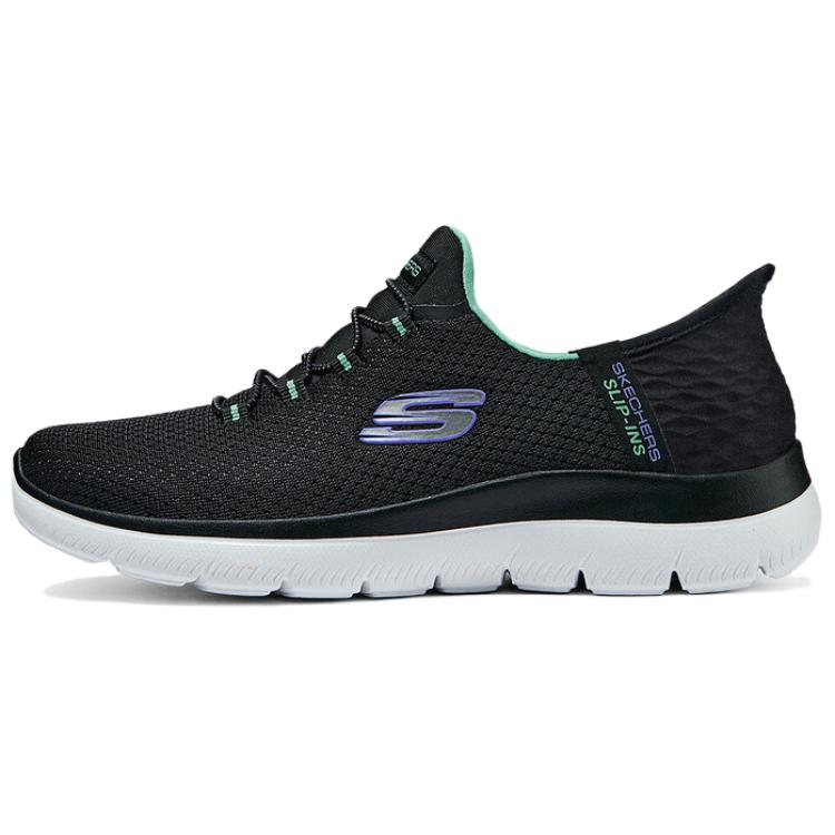 Skechers Slip-Ons Comfortable Versatile Durable Breathable Low-Top Casual Shoes Women sneakers Black 150123W-BKTQ 35