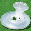 Summer Clear Shell Inflatable Toys Baby Swimming Ring Outdoor Pool Inflatable Floating Seat Water Toys with Sequin Swim Circle