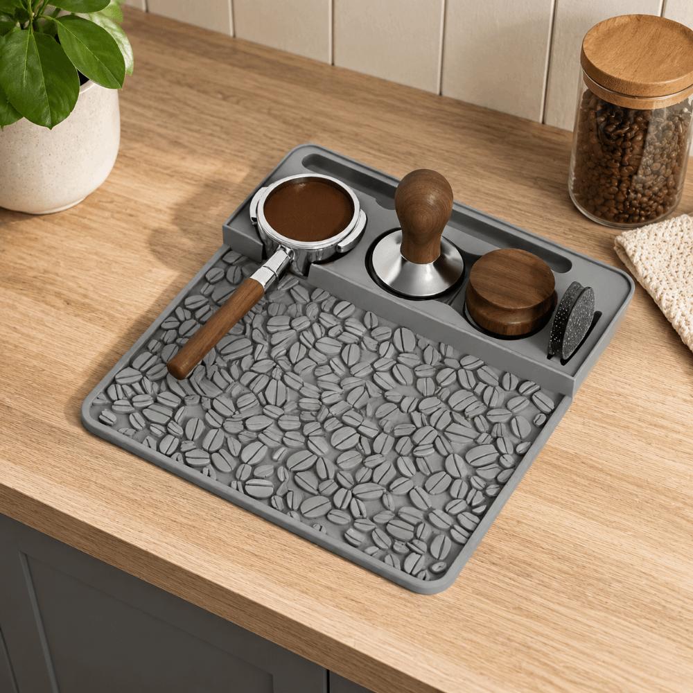 Non-Slip Espresso Tamping Pad Waterproof Coffee Powder Press Seat  Coffee Making