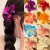 Cloth Orchid Hair Clip Plastic Headwear New Hair Accessories  Sweet Accessory