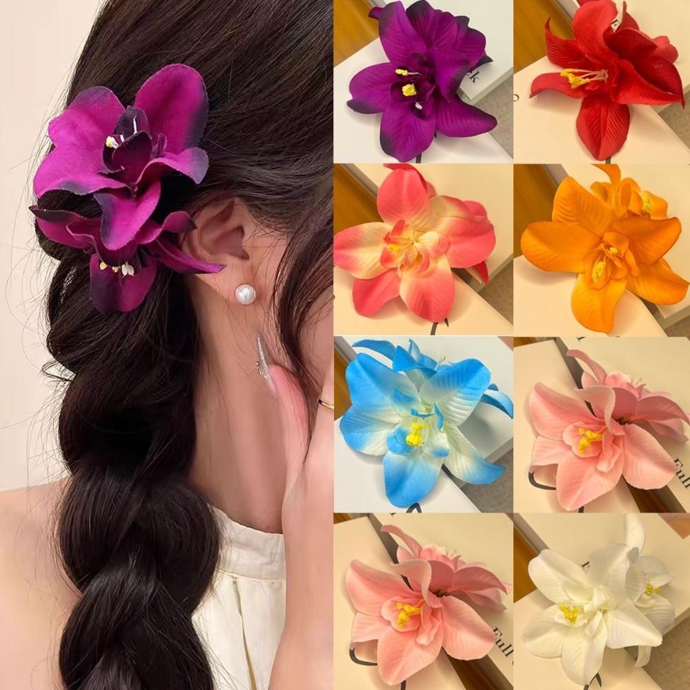 Cloth Orchid Hair Clip Plastic Headwear New Hair Accessories Sweet Accessory