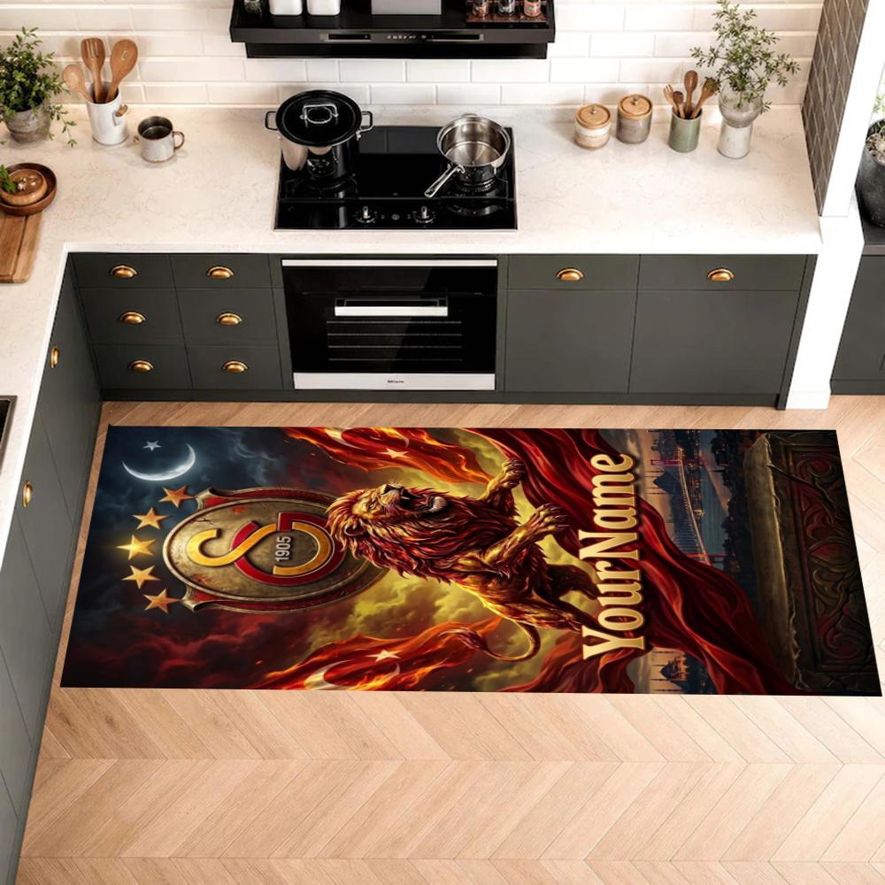Galatasaray Customize Your Name Kitchen Rug Runner Rug Laundry Mat Hallway Entryway The Best Gift Choice