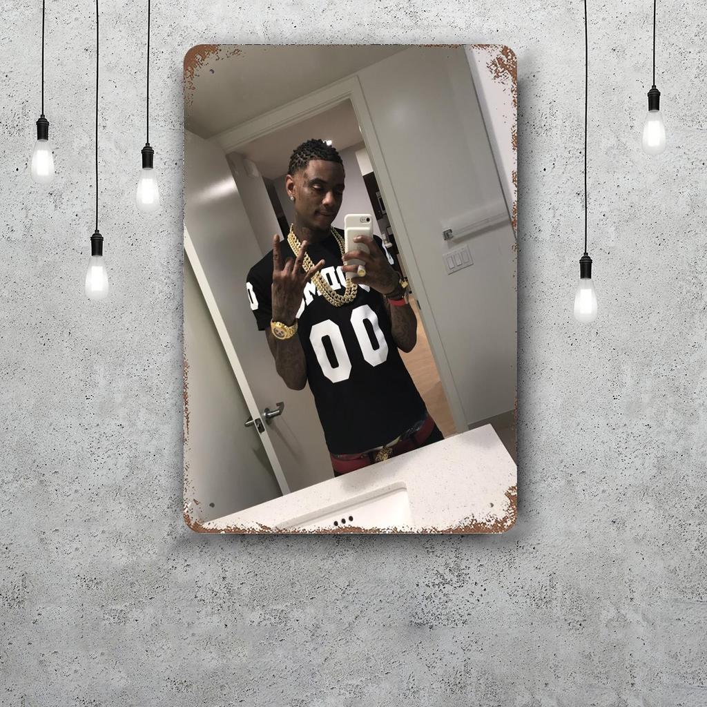 Soulja Boy Decor Poster Vintage Tin Sign Metal Sign Decorative Plaque for Pub Bar Man Cave Club Wall Decoration