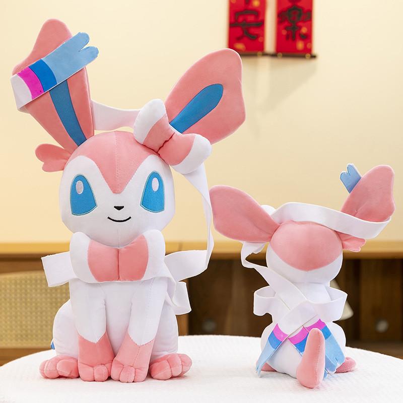 Sylveon Plush Toy Cartoon Stuffed Doll Room Sofa Decoration Kids Gift