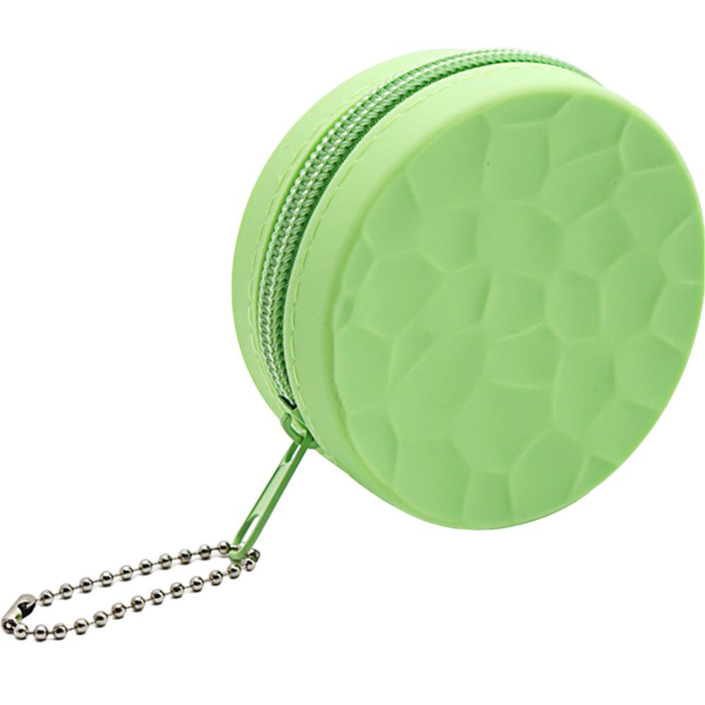 

Small Silicone Dog Treat Pouch Zipper Training Dog Snack Bag Portable Pets Training Fresh-keeping Bag With Chain For Dog Cat зелений