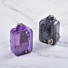 Stylish Music Box Keychain Accessory Portable Music Box Keychain Pendant Charm With Clear Sound Ideal For Daily Use