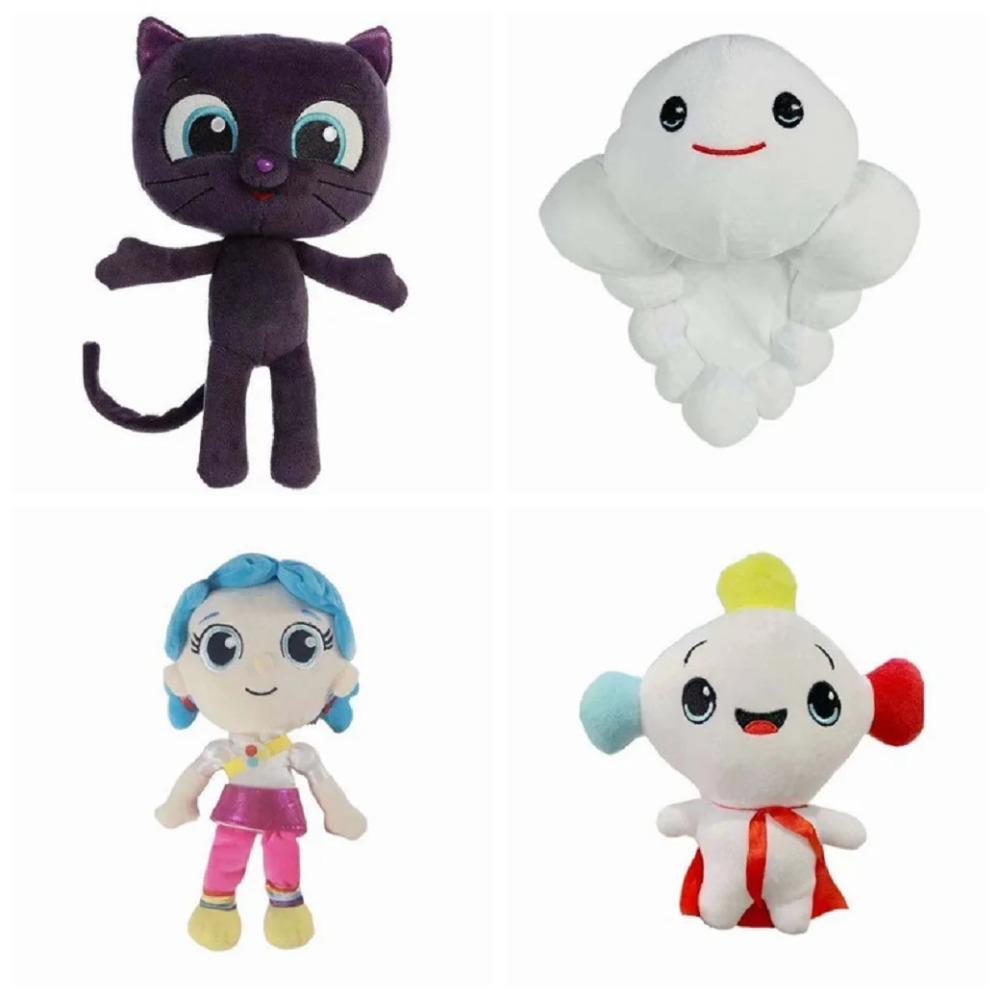 Caldo 30cm Anime True and The Rainbow Kingdom Bartleby Gatto Peluche Vero Re Arcobaleno Zee Grizelda Frookie Bambola Ripiena Regalo Bambino