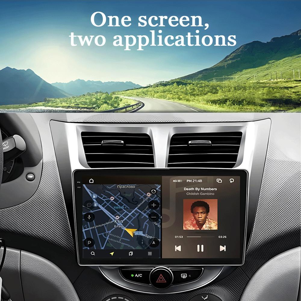 Android 14 Car Radio for Hyundai Solaris Verna Accent 1 2010 - 2016 Multimedia Video Player 2 Din DVD Head Unit Carplay GPS FM