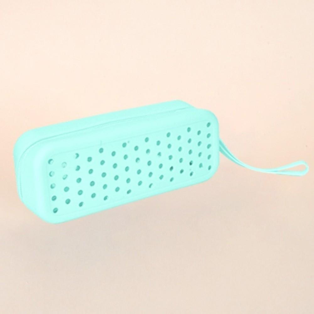 Perforated Swim Goggle Case Silicone Goggle Storage Box Portable Eyeglasses Storage Bag Travel Use