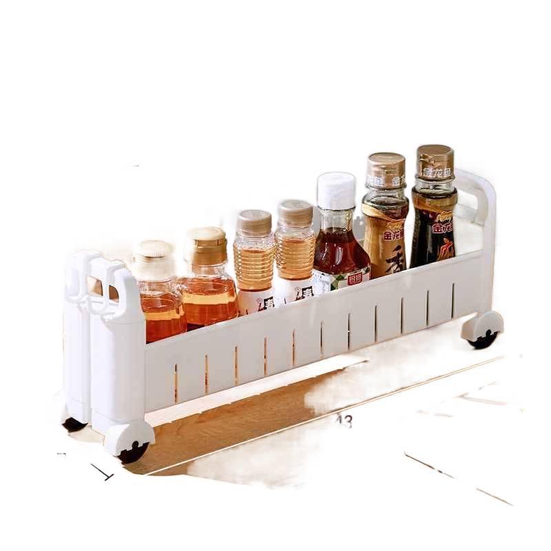 Ultra-Slim Gap Storage Rack for Kitchen, Bathroom, Fridge, Wall Corner, Bedside, and Living Room.