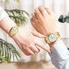 Men's Stainless Steel Double Calendar Waterproof Wristwatch - Cross-border Bestseller for Couples