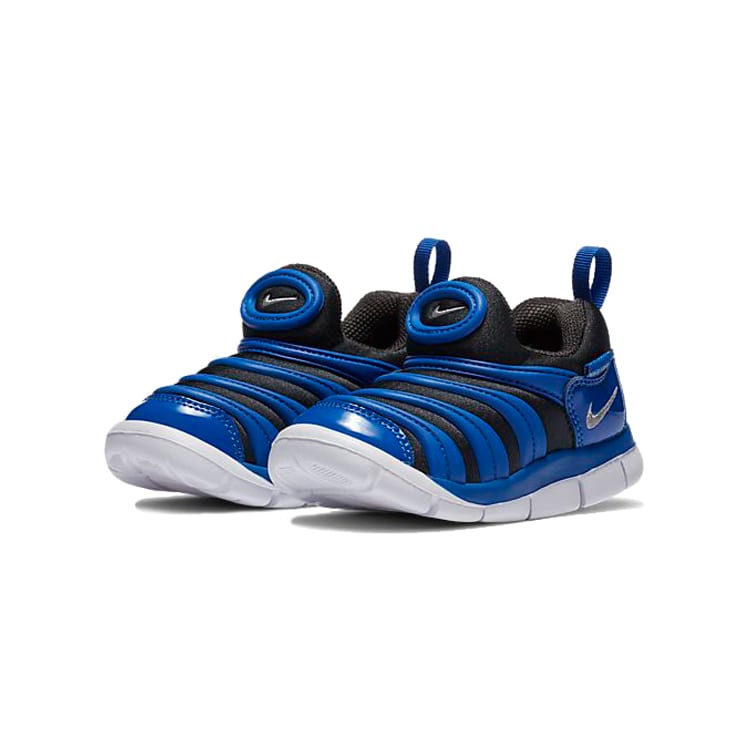 Nike Dynamo Free Slip Resistant Cushioning Support Cushioning Support Low Top Toddler Shoes Blue Black 343938-433