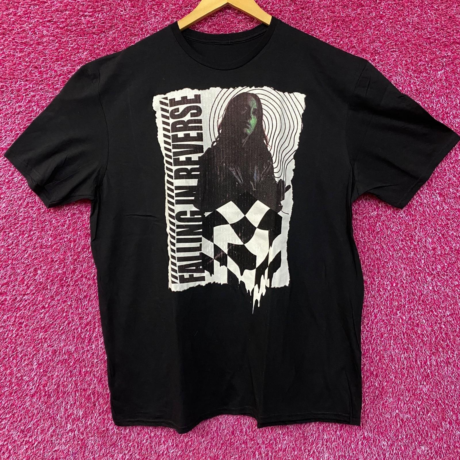 Falling In Reverse 21 Chequered Rock Band T-Shirt XL S