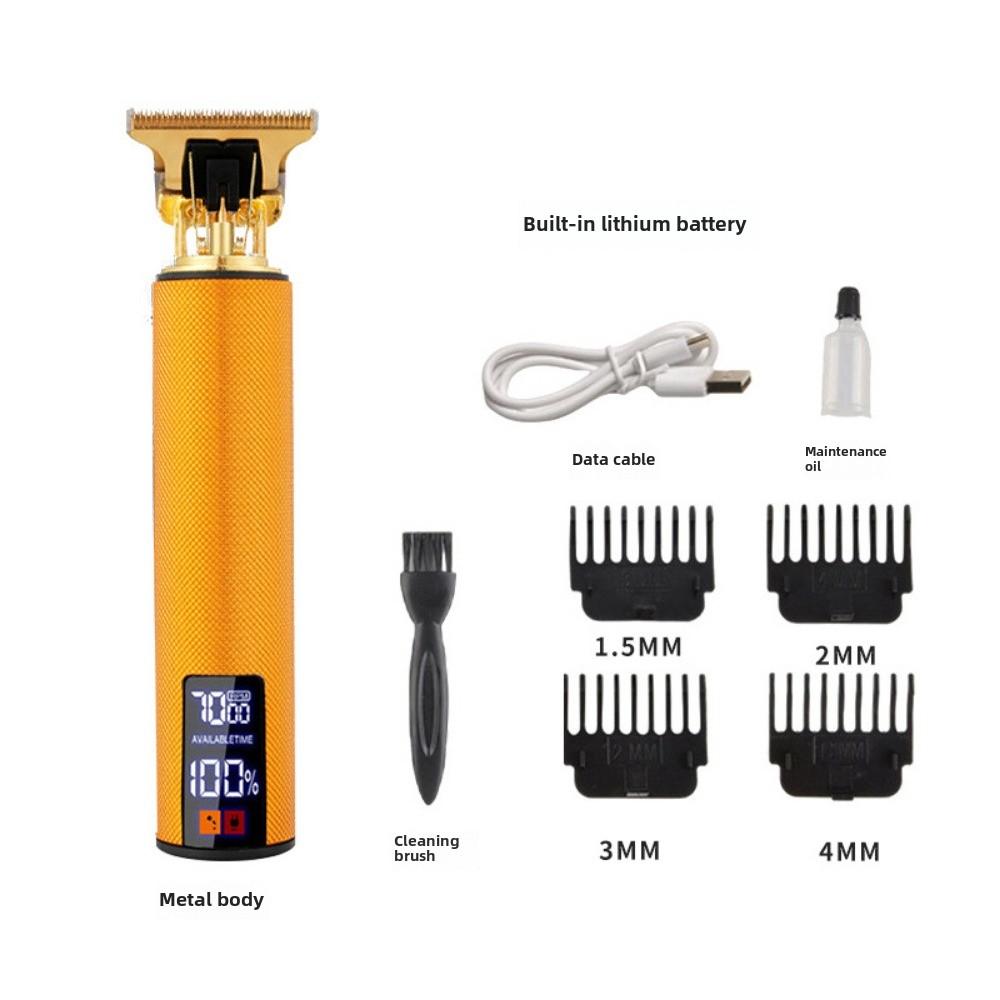 Dedicated To Digital Display Haircut Large-screen Faucet Haircut LCD Display Electric Push-cut Hair Artifact