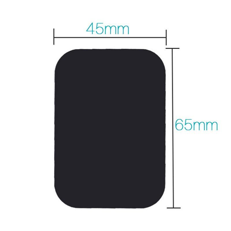 45x65mm 38x50mm Black Scratched Metal Iron Sheet Mobile Phone Holder Magnetic Sheet Car Mobile Phone Holder