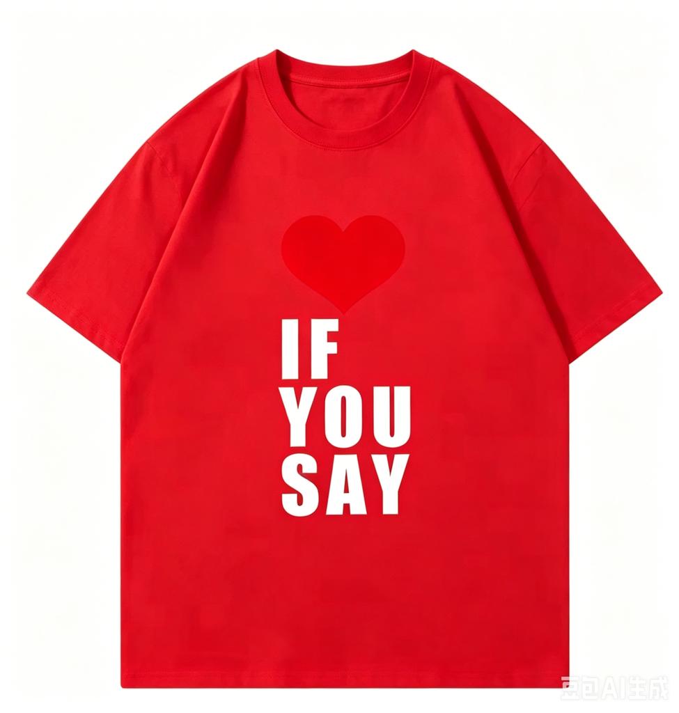 Liebe Wenn Du Sagst Druck Rounisexce Unausgesprochenes Kpop T-Shirt Unisex Kleidung Harajuku T-Shirt Unisex Lässige T-Shirts Shirts