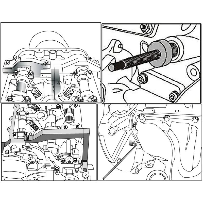 1Set Timing Tool N12 N14 Citroen C4 For Peugeot 207 308 3008 5008