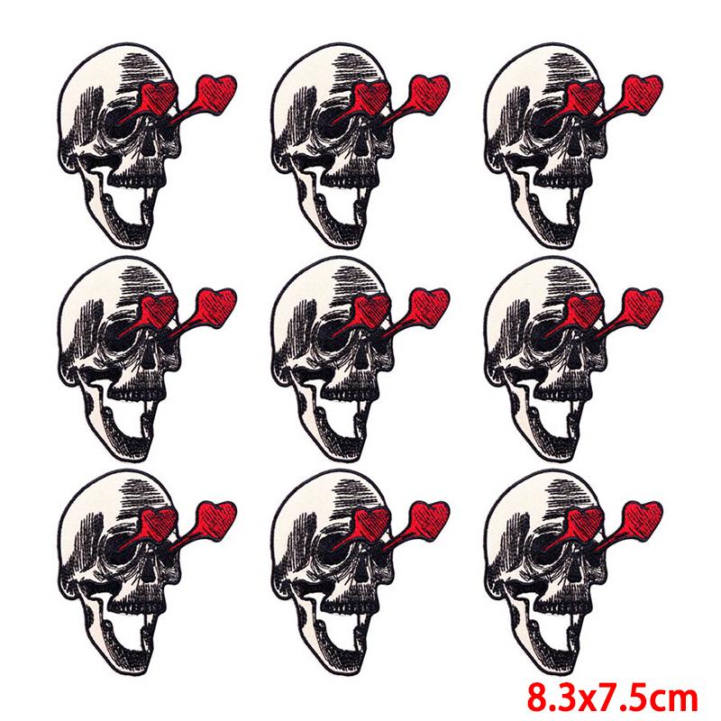 10 pezzi/lotto toppa da ricamo all'ingrosso termoadesiva sulle toppe per abbigliamento toppe su vestiti giacche decorazioni applique forniture per cucire