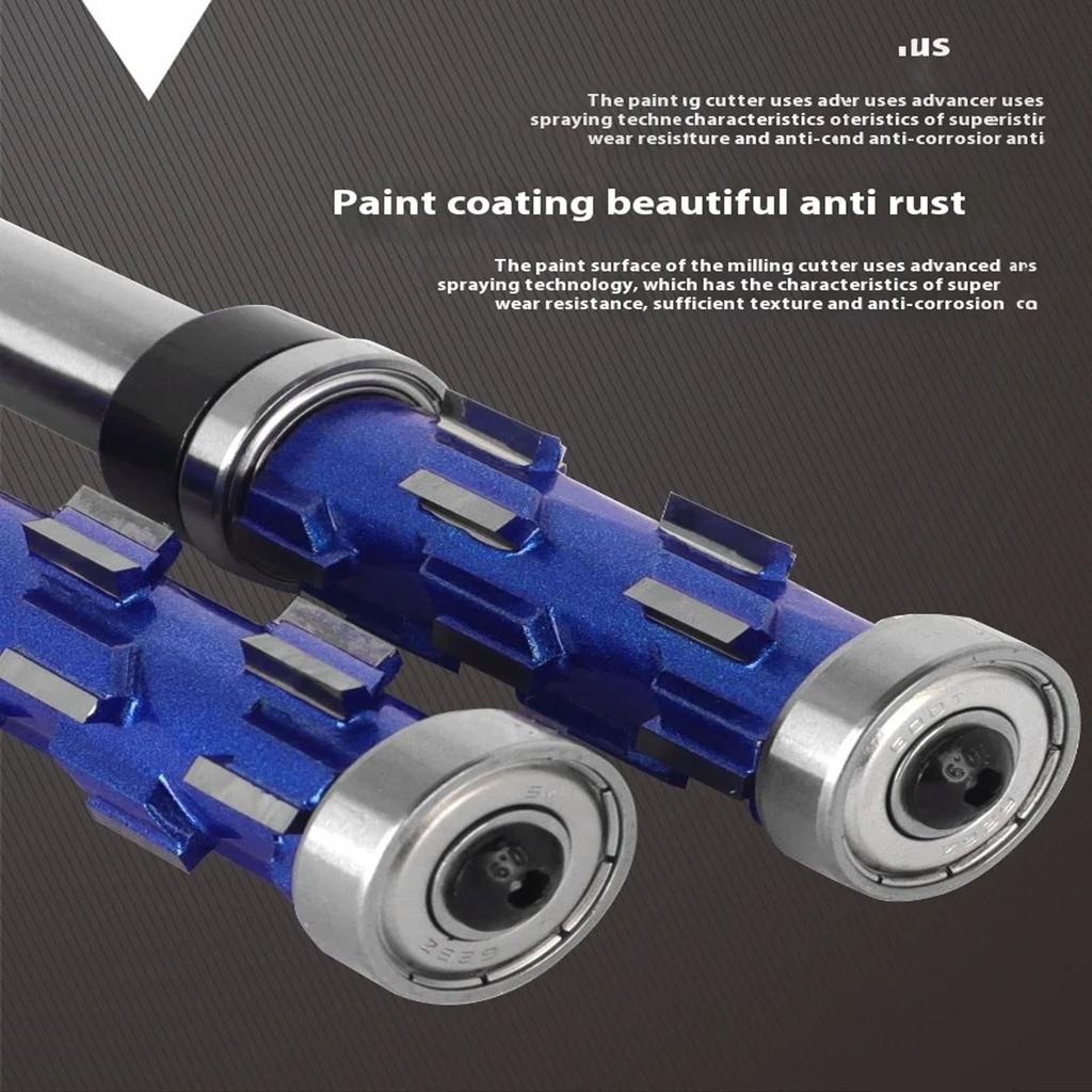 Carbide Milling Cutter 12mm 1/2" Shank Flush Carbide End Mill Solid Spiral Double Bearing CNC Router Machine Bit For Woodworking