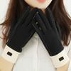Keep Warm Plush Mittens Solid Color  Gloves Sweet Winter Velvet Gloves  Autumn