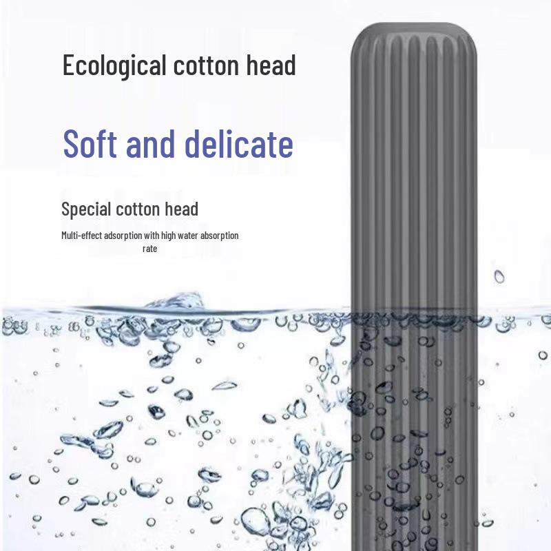 Compact Hand-Free Mop: Multi-Use, High-Absorption Sponge for Effortless Cleaning In Kitchen, Bathroom, and More