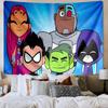 Titans Go! Printed Tapestry, Unique Design Tapestry, Wall Decor for Bedroom,Livingroom, Playroom,Heartwarming Fan Holiday Gifts