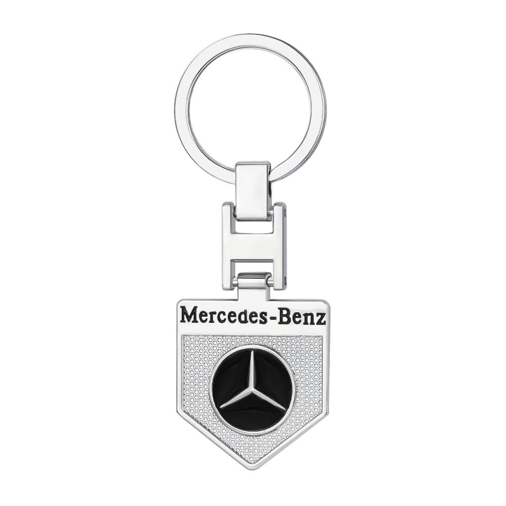 HOXL2 Leather/Metal Car Remote Key Cover Keychain Pendant Backpack For Mercedes Benz AMG A B C D M S R G Class GLA W176 W124 C260 C300