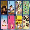 Cartoon B-Bobs Burgers Phone Case For Samsung Galaxy A 91,80,73,72,71,53,52,51,22,5G Shockproof Soft Black Cover