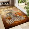 Custom Name "Adventurous Forest Friends" Carpet Rug Customizable Soft Washable Anti-Slip Home Living Room Sofa Mats Personalized Rug. 0909389