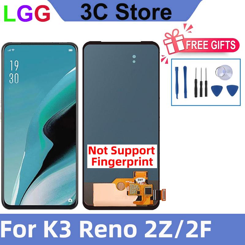 

LCD Display for OPPO K3 Reno 2Z / 2F Realme X Touch Screen Digitizer Assembly Replacement Parts 4K HD