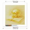 New Arrival 5D DIY Full Circle Diamond Painting "Yellow Skull and Book" Embroidery Cross Stitch Home Decor Gift
