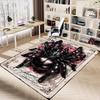 1PC Tarantula Ink Non-Slip Floor Carpet Compatible for Office&Living Room&Bedroom&Dining room - Flat - Weave Machine-S0381