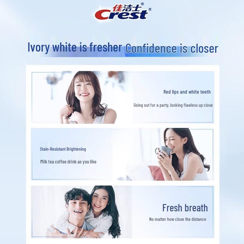 Crest Peach Scented Whitening Toothpaste